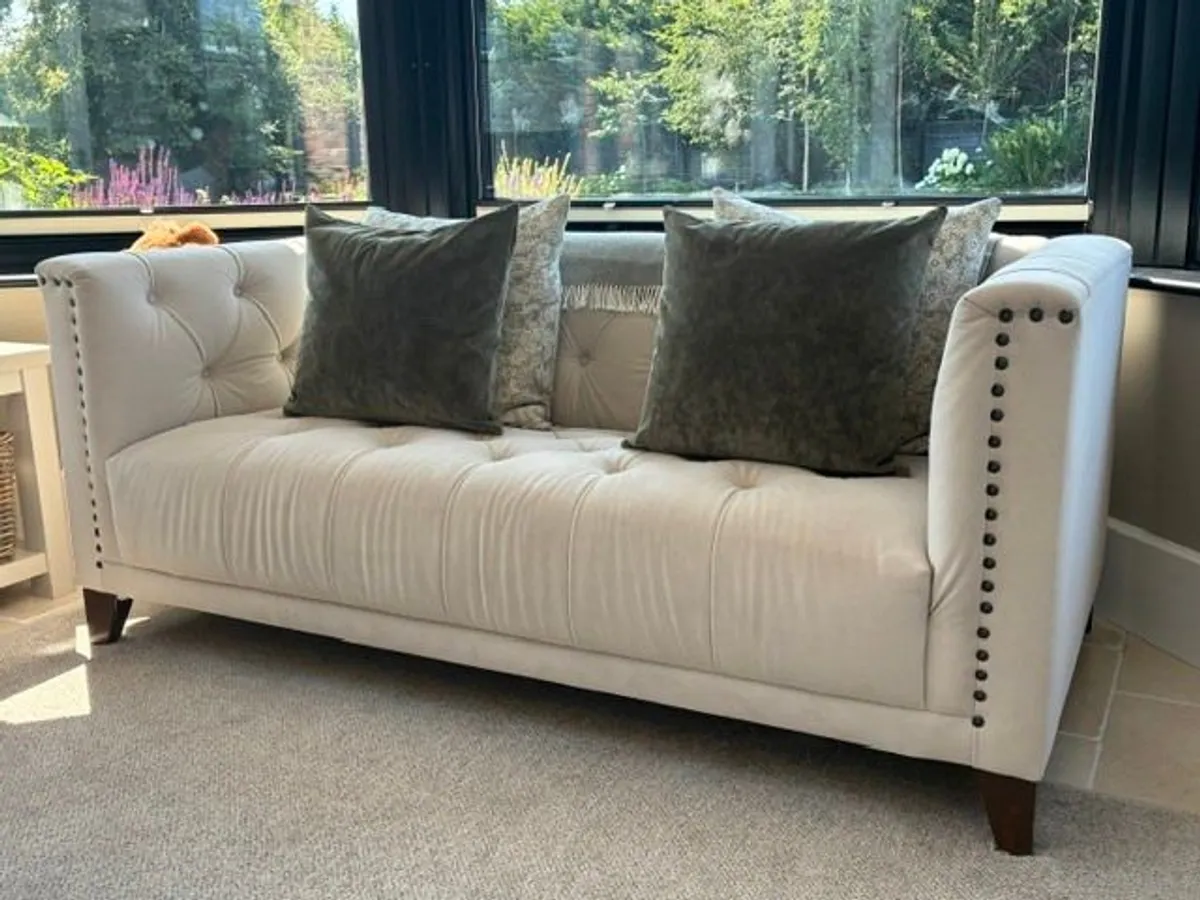 Pair of Matching 2-Seater DFS Sofas - Image 2
