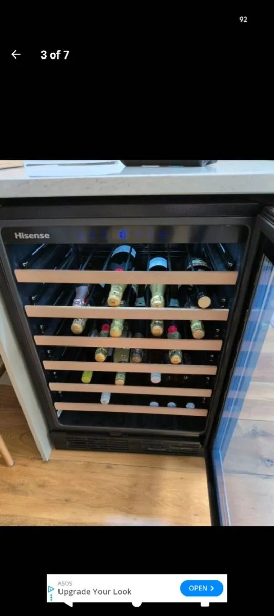 Hisense 54 Bottle Freestanding Wine Fridge - Image 4