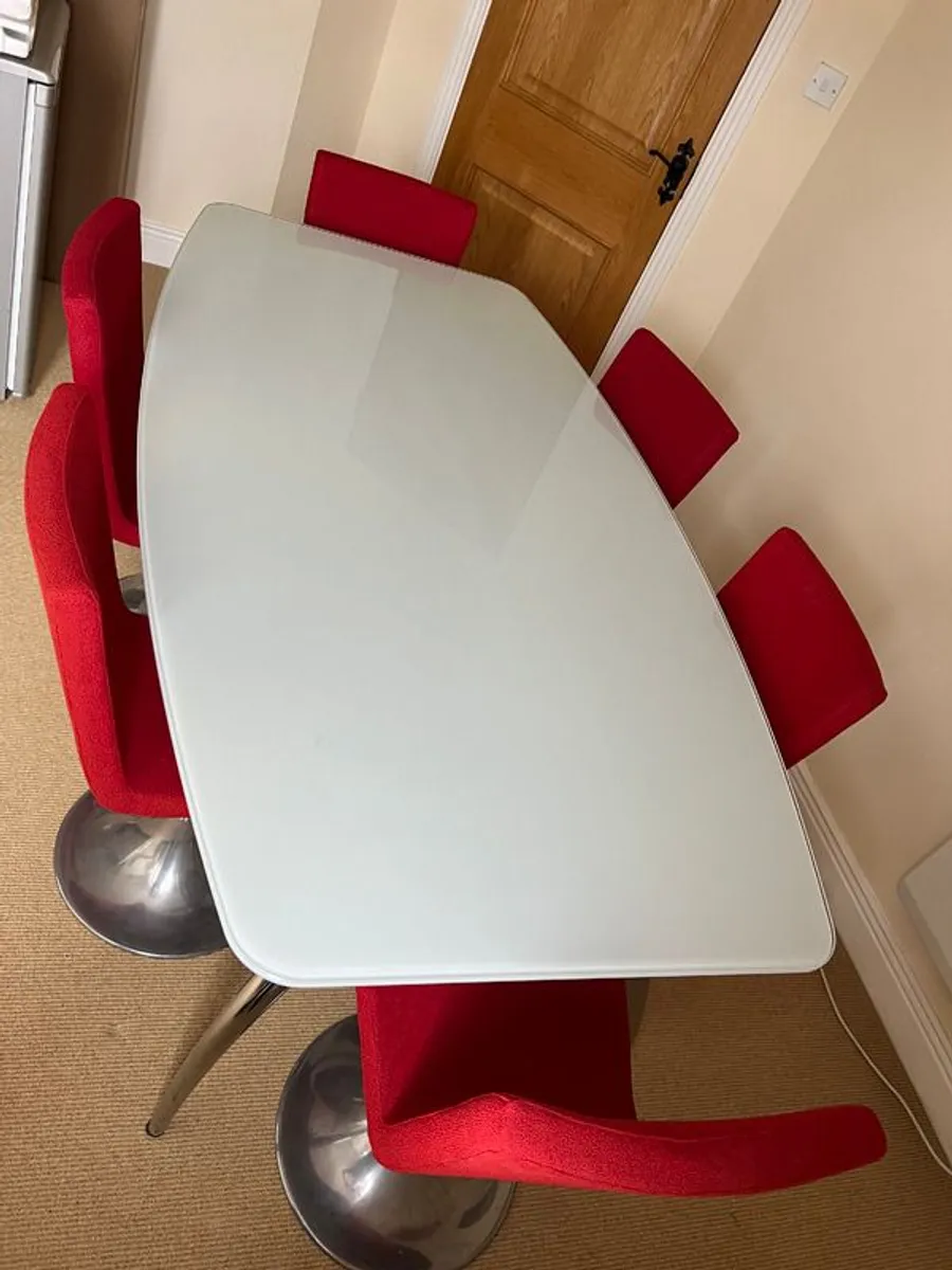 Calligaris Table & 6 Chairs - Image 3