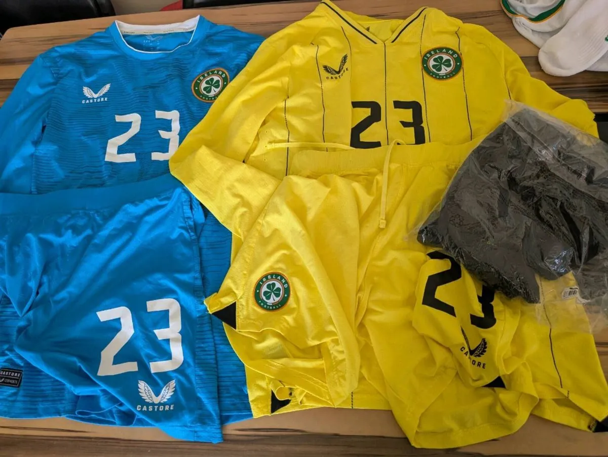 Ireland team issued Soccer jerseys - Image 1