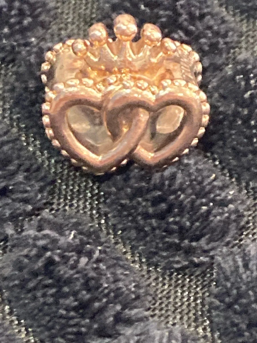 Sterling Silver gold tone Pandora charm - Image 1
