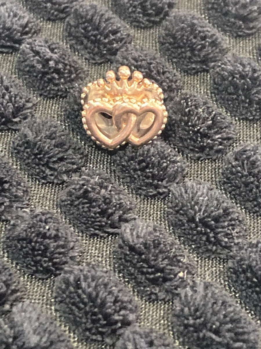 Sterling Silver gold tone Pandora charm - Image 2