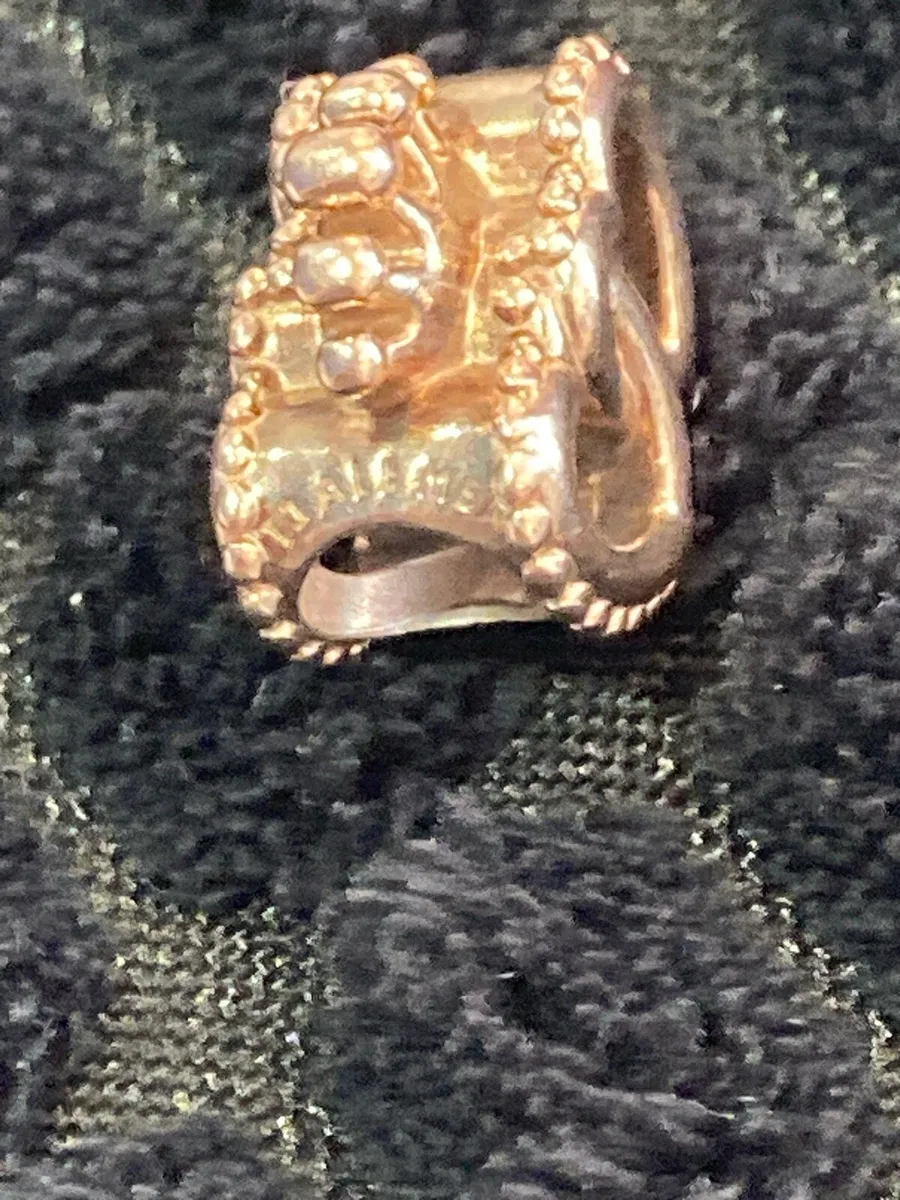 Sterling Silver gold tone Pandora charm - Image 4