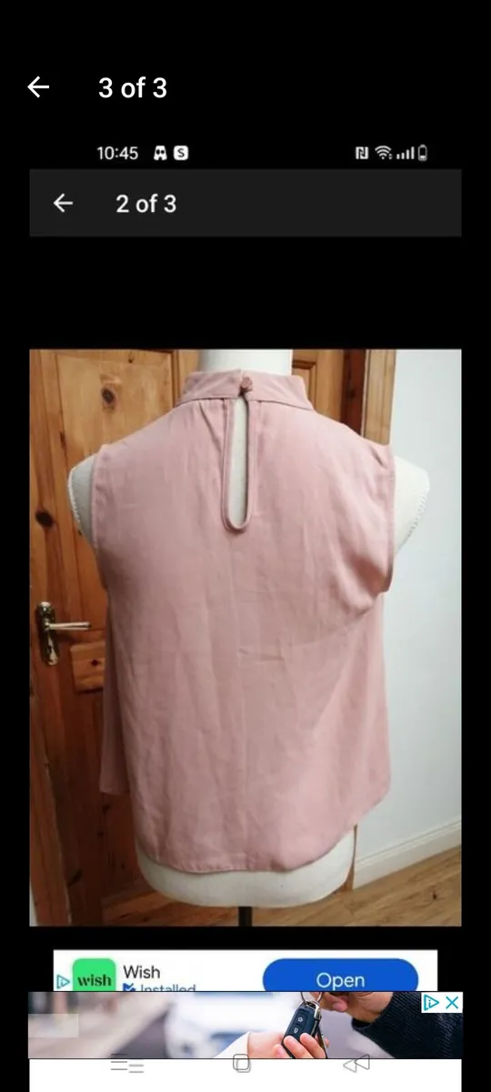 Penny's peach top new with tags size 8 width 38" l - Image 3