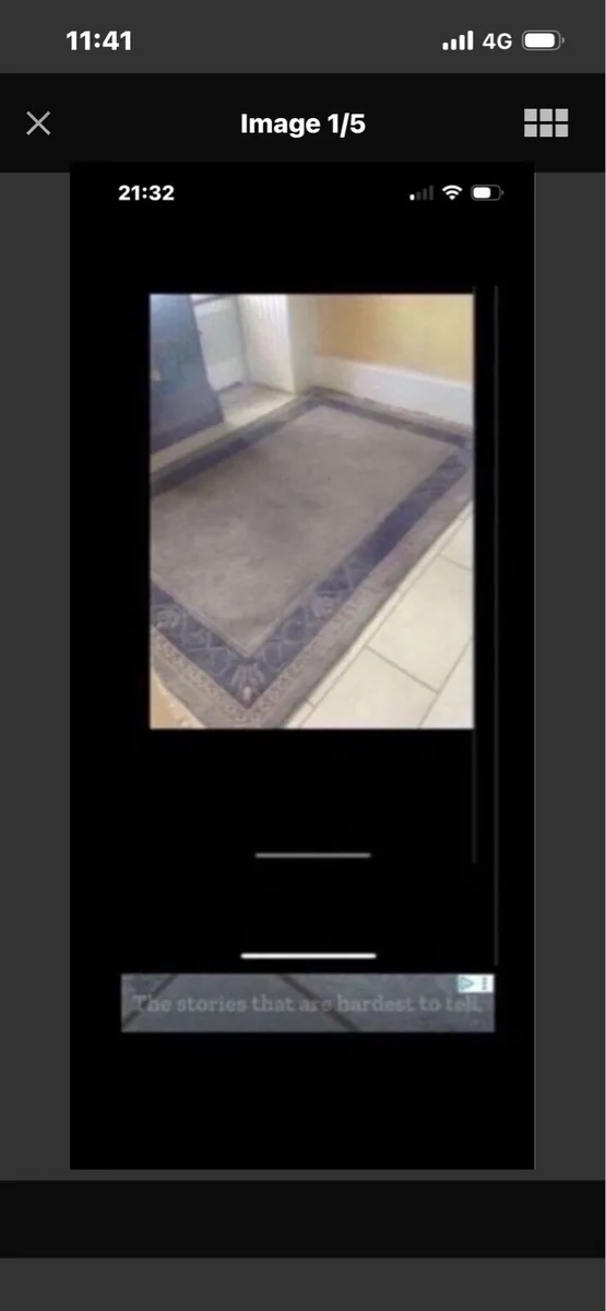 Large Handmade Nepalese Carpet - Image 1