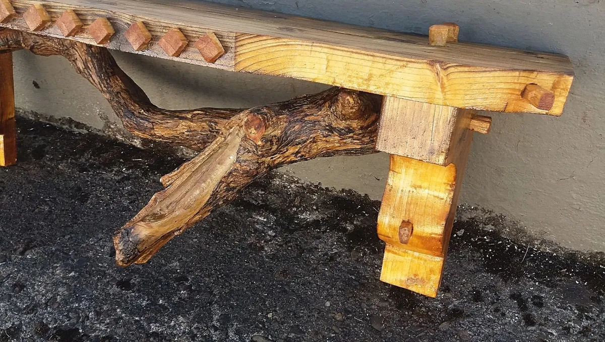 NEW Rustic Driftwood Stove Mantle / Shelf - Image 3