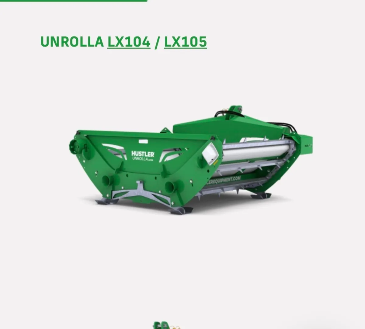 Wanted  Hustler bale unroller