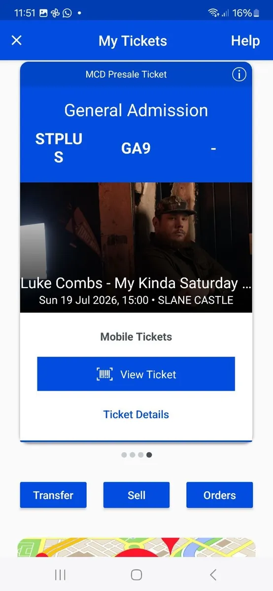 Luke Combs Tickets Sunday 19th July X4 - Image 2