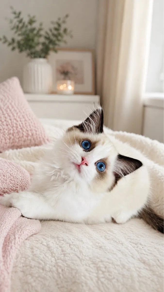 Pure breed Ragdoll female kitten - Image 1