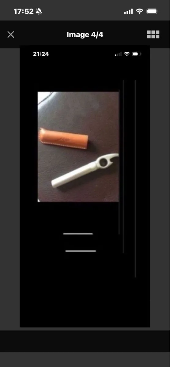 Corkscrew & Bottle Opener in Leather Case - Image 4