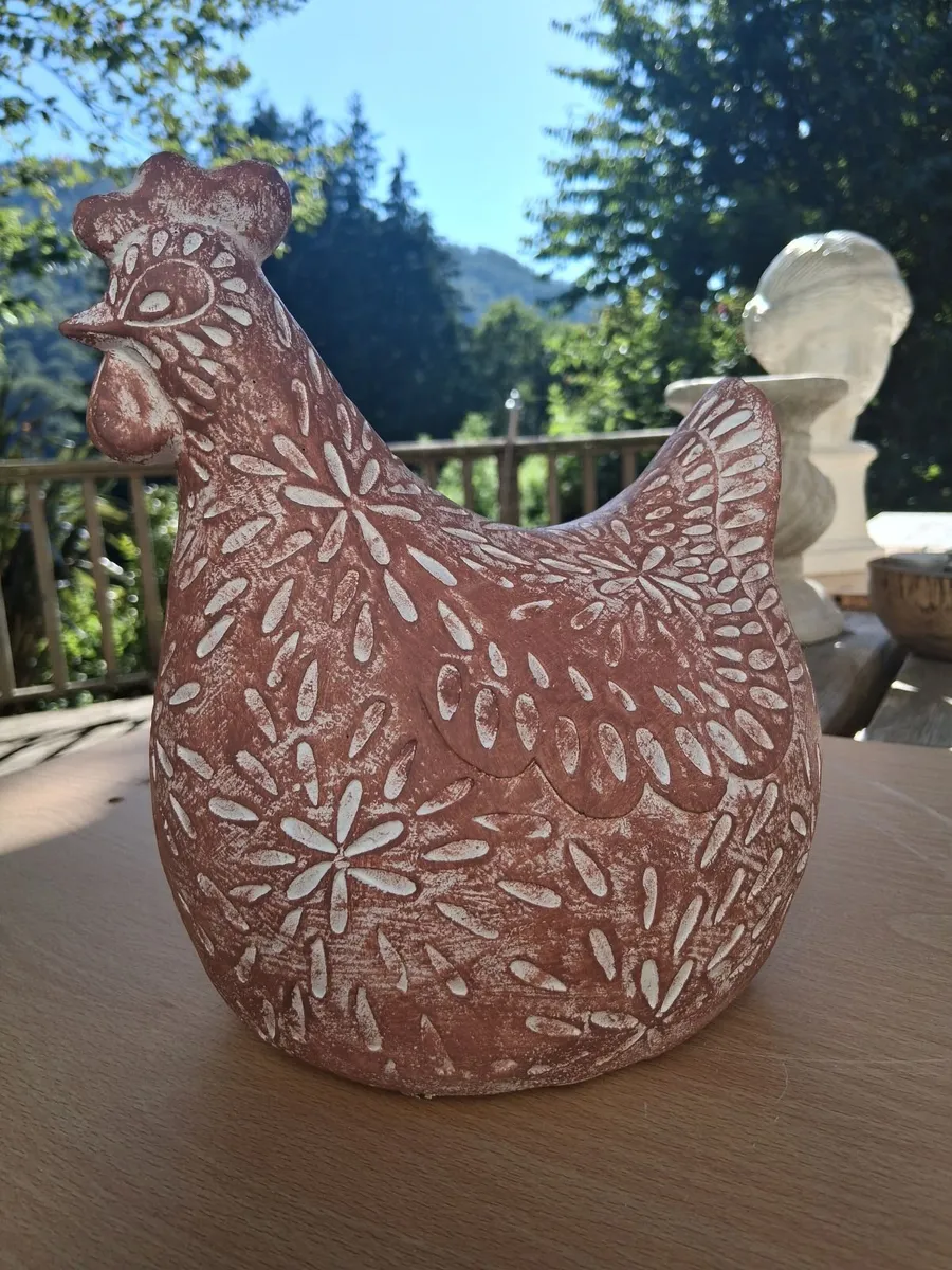 Concrete Garden Hen Statue - Image 1