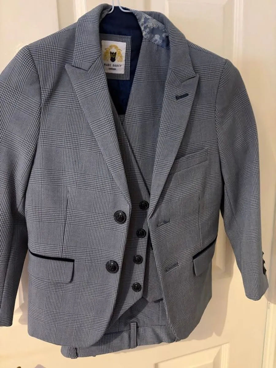 Boys Blue Suit age 7 - Image 2