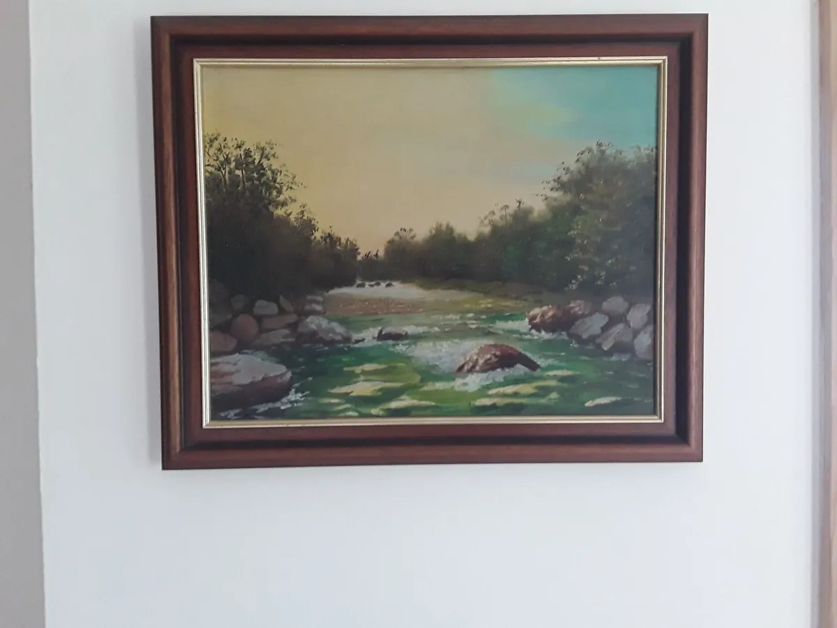 Beautiful large painting new condition - Image 2