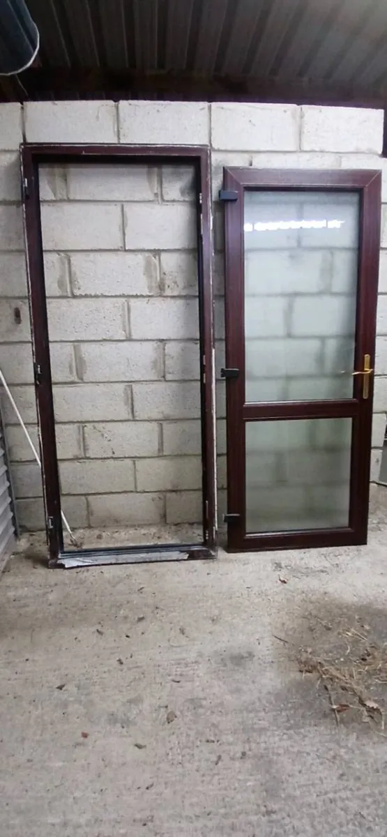 Double glazed door with frame. - Image 2