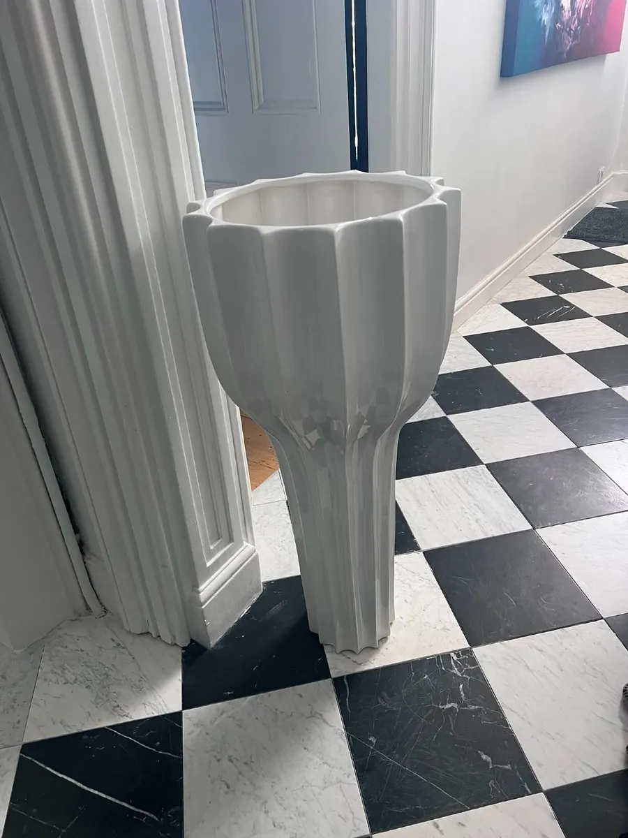 Large Sculptural Planter / Pedestal Vase for sale