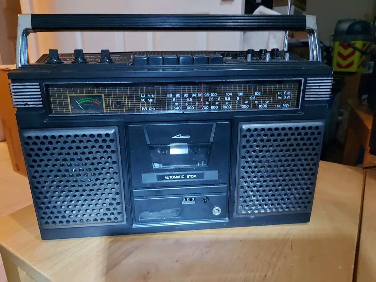 Portable Stereo Radio and Tape Player-Recorder - Image 2