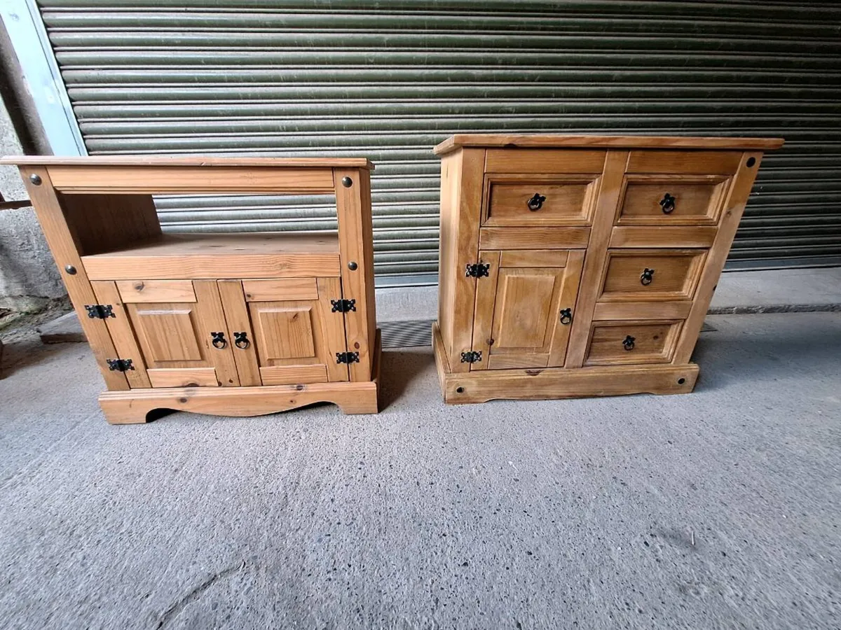 Mexican pine sideboar and TV unit (DELIVERY) - Image 1