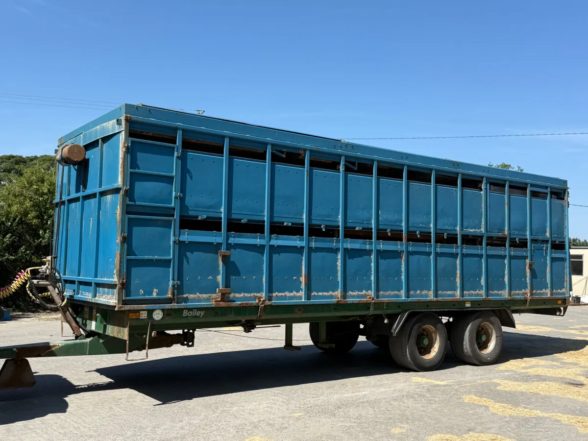 Bailey trailer with livestock box - Image 4