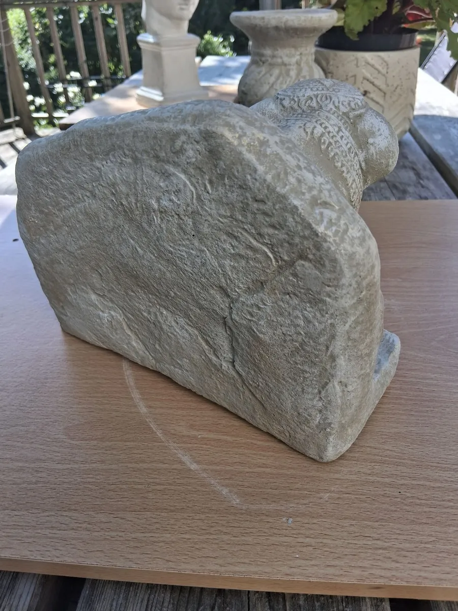 Concrete Elephant Garden Statue - Image 4