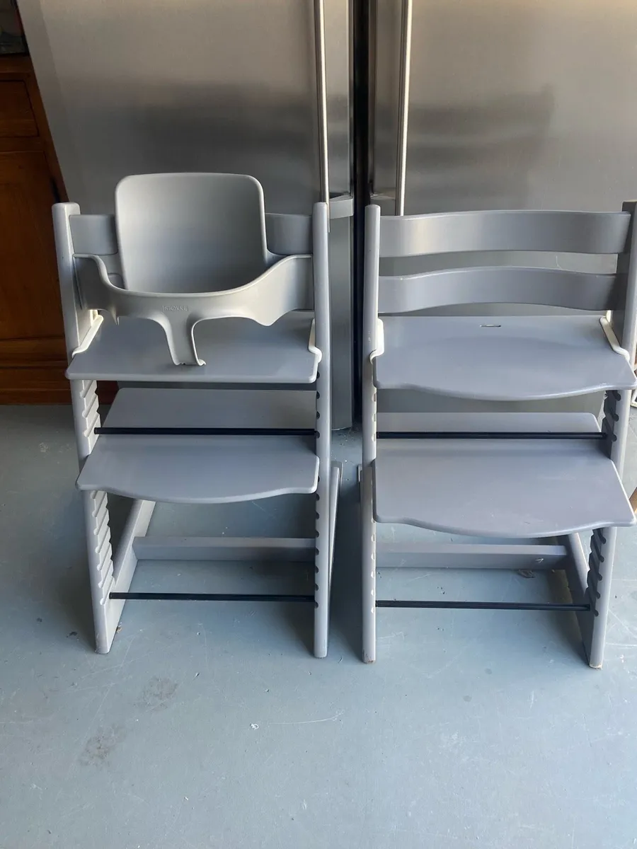 Stokke Tripp Trapp high chair (grey) - Image 2