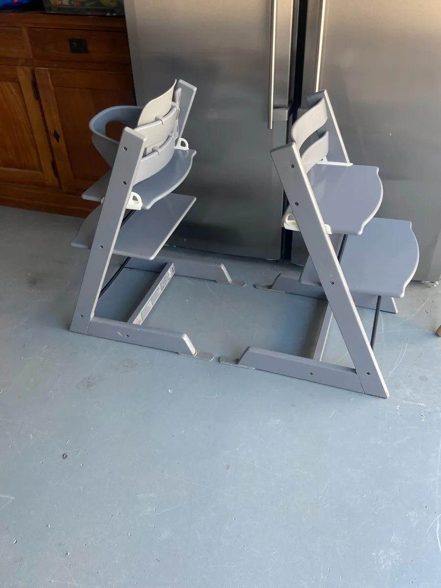 Stokke Tripp Trapp high chair (grey) - Image 3