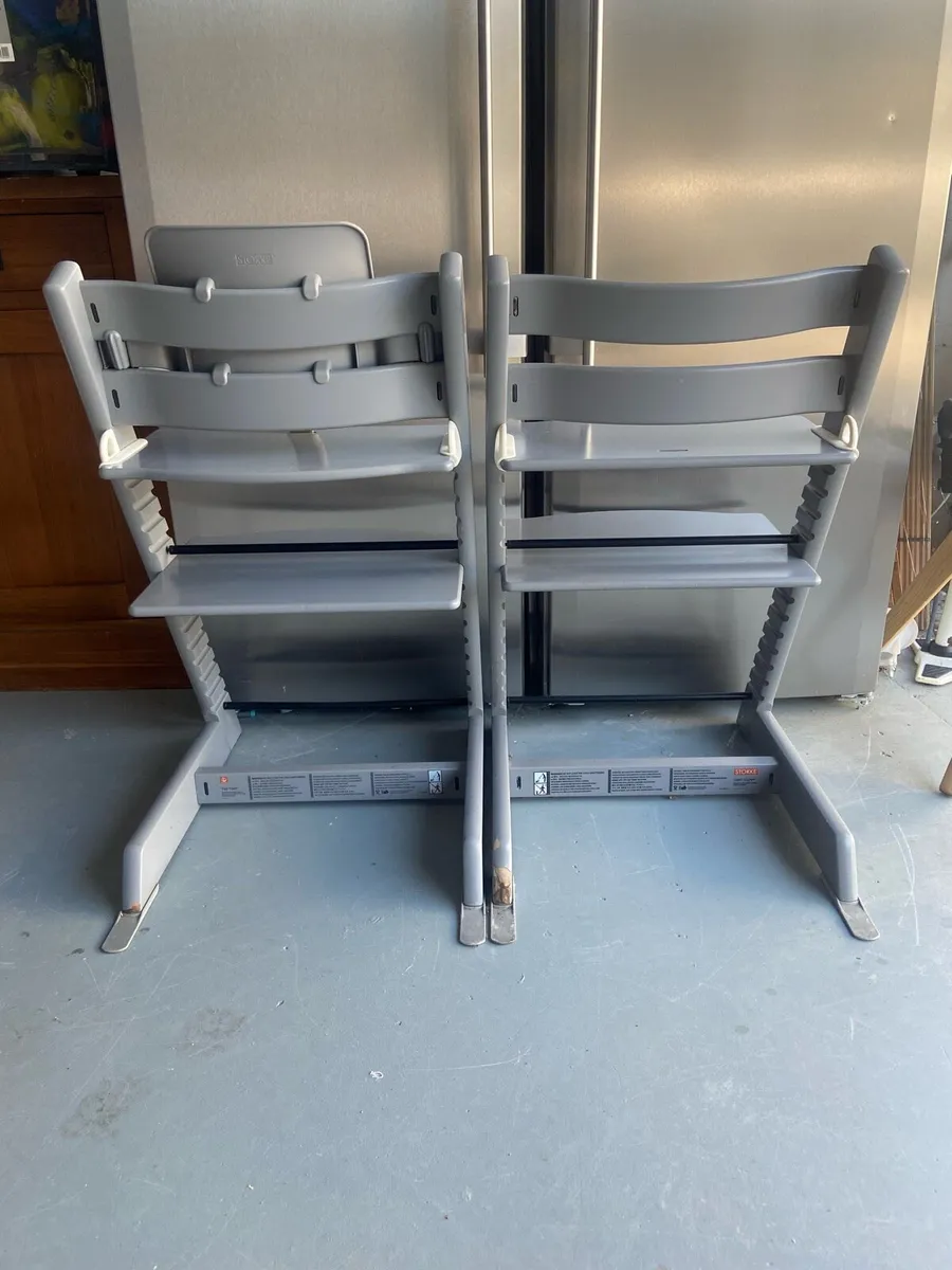 Stokke Tripp Trapp high chair (grey) - Image 4