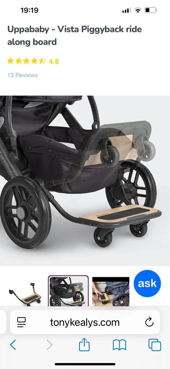 Uppababy Vista Piggy back - Image 2