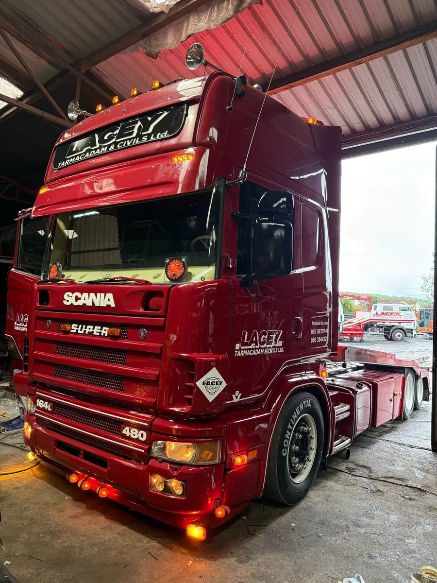 Scania 164 rigid and drag transporter - Image 1