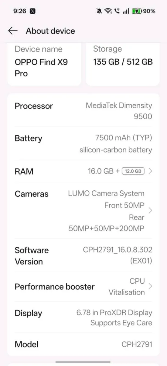 Oppo Find X9 Pro - Image 3