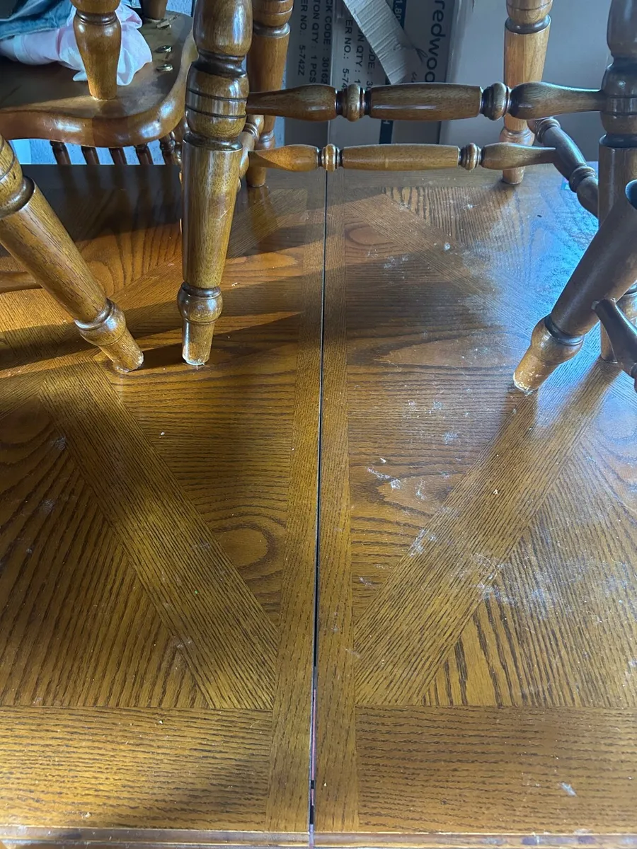 Dining table and chairs - Image 3