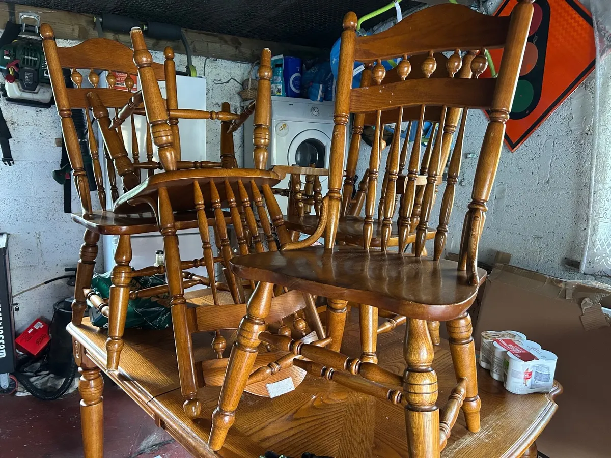Dining table and chairs - Image 4