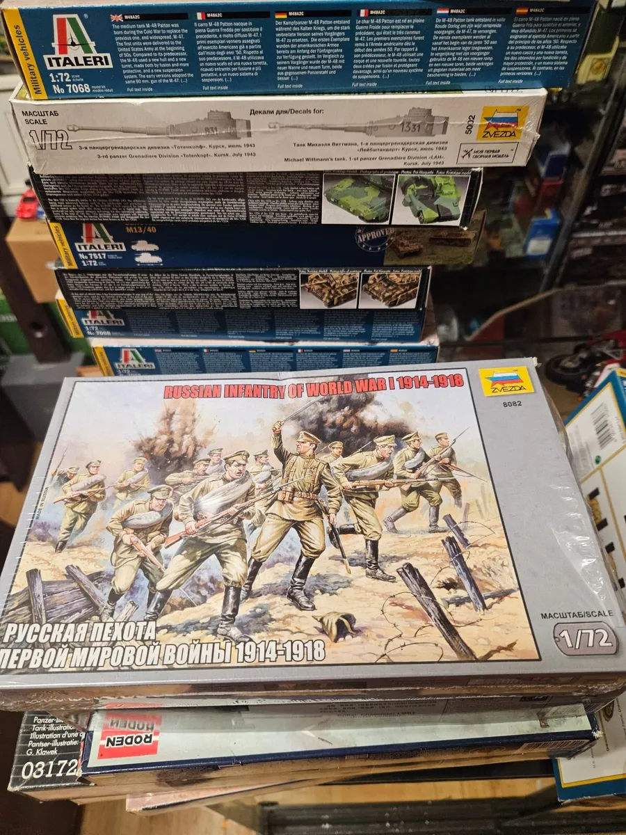 Airfix Zveda Russians ww1 Soldiers