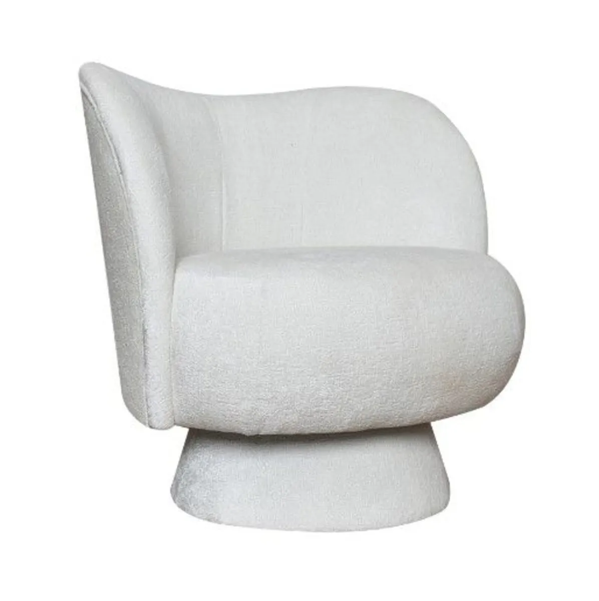 Elena Contemporary Fabric Lounge Chair - Image 1