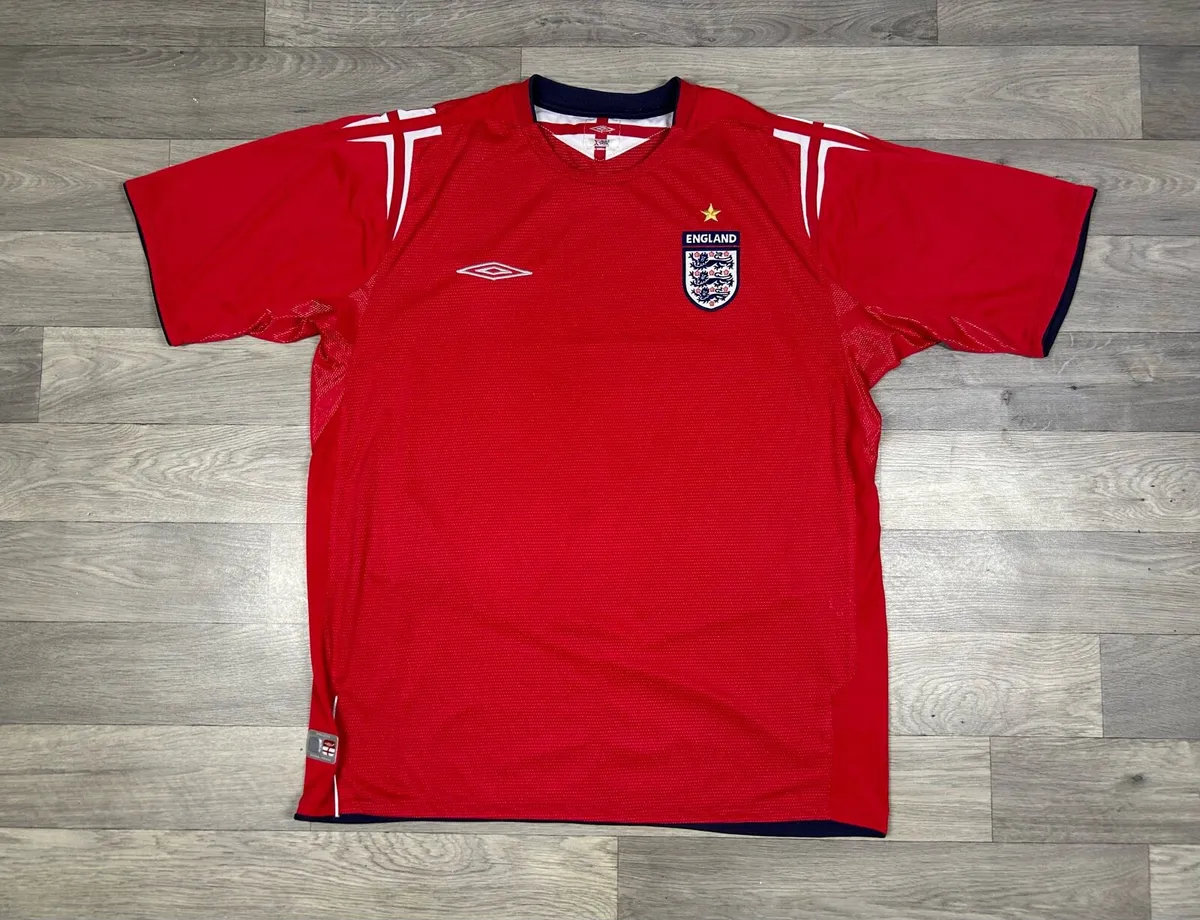 Vintage 2004 Umbro England Away Jersey Shirt XL - Image 1