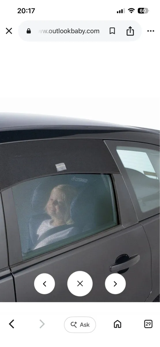 Outlook Baby Auto-Shade: rear window car sunshade - Image 3