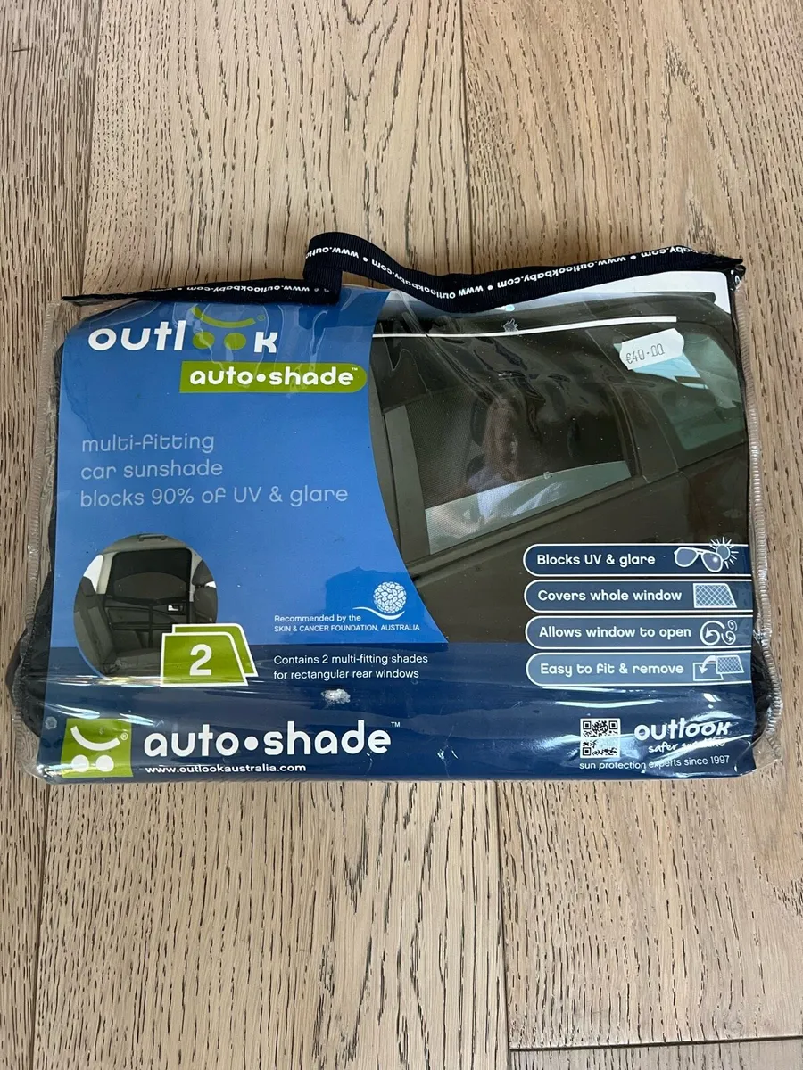 Outlook Baby Auto-Shade: rear window car sunshade - Image 1