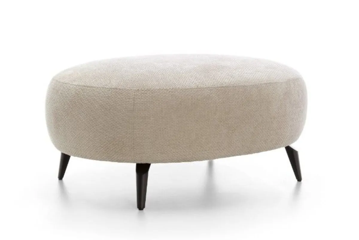 Verona Luxury Oval Pouffe – Large Bouclé 100x80 - Image 3