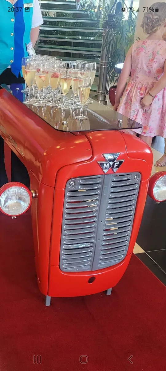Tractor table for wedding and party hire - Image 1