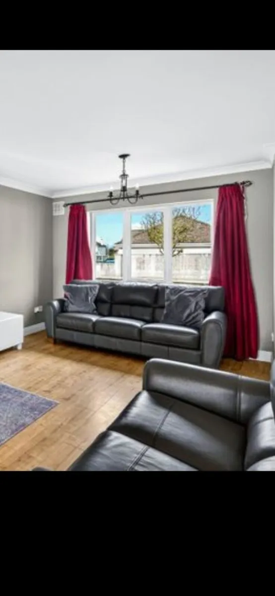Leather 3, 2 & Single Seat Sofa Set - Image 1