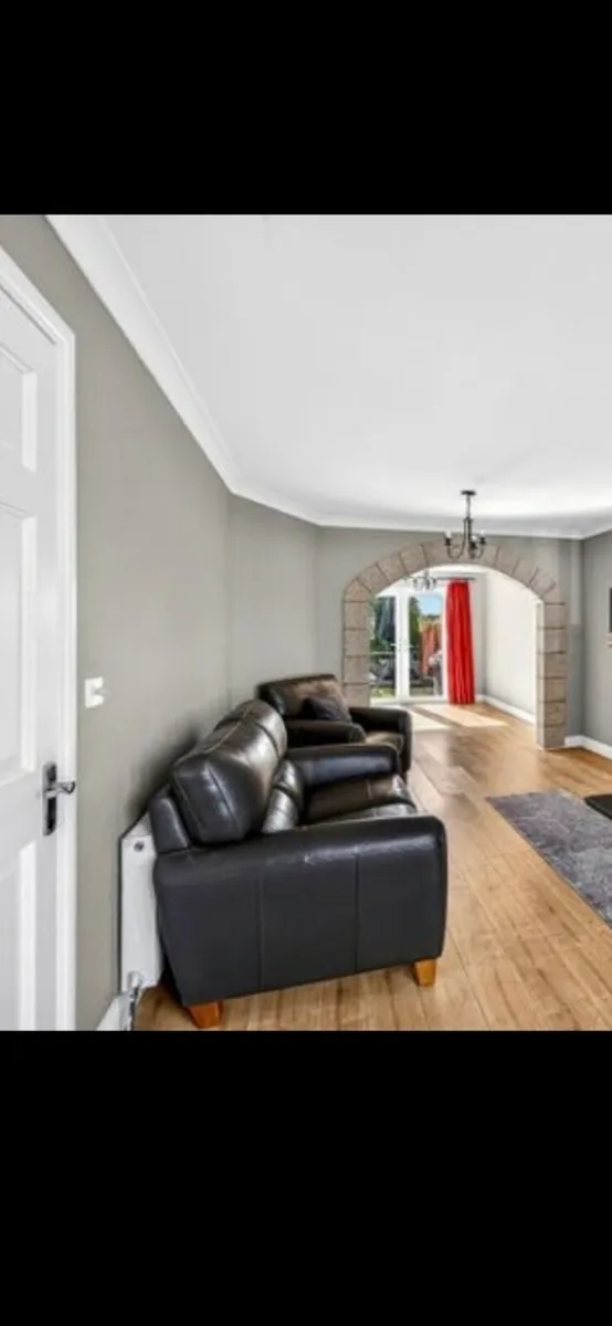 Leather 3, 2 & Single Seat Sofa Set - Image 2