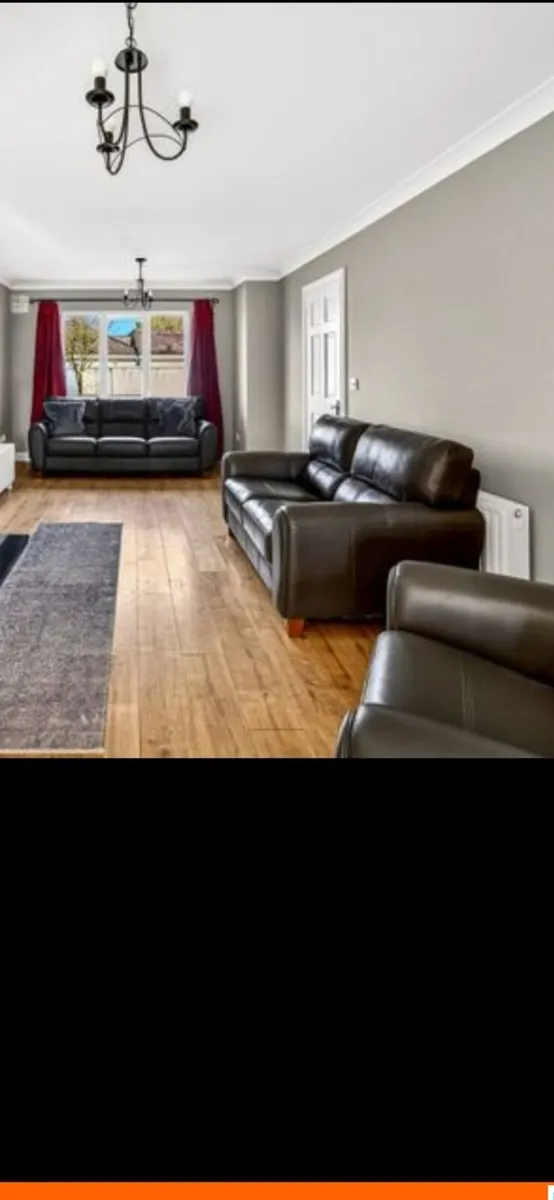 Leather 3, 2 & Single Seat Sofa Set - Image 3
