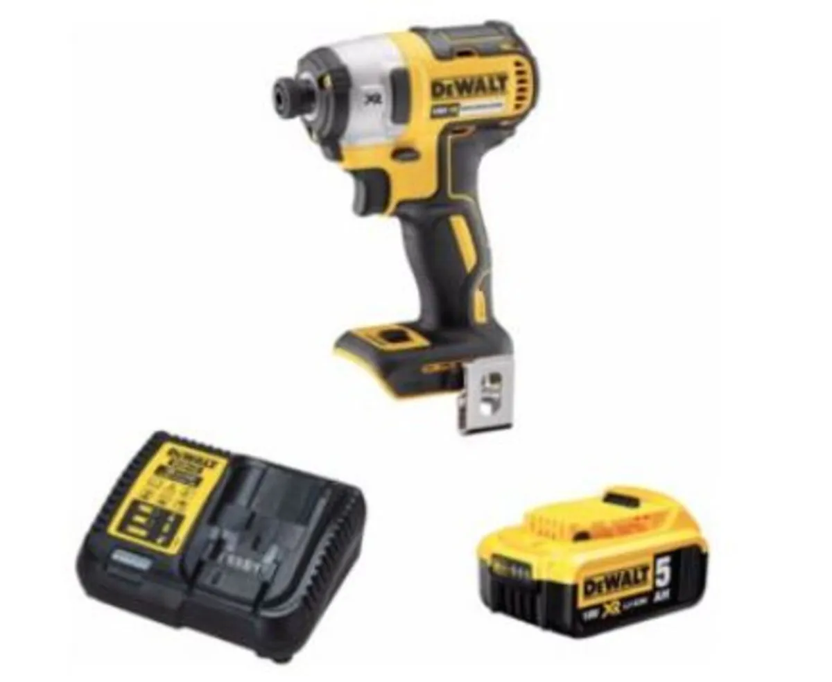 Dewalt DCF887 18V XR 3 Speed Impact, 5ah & Charger