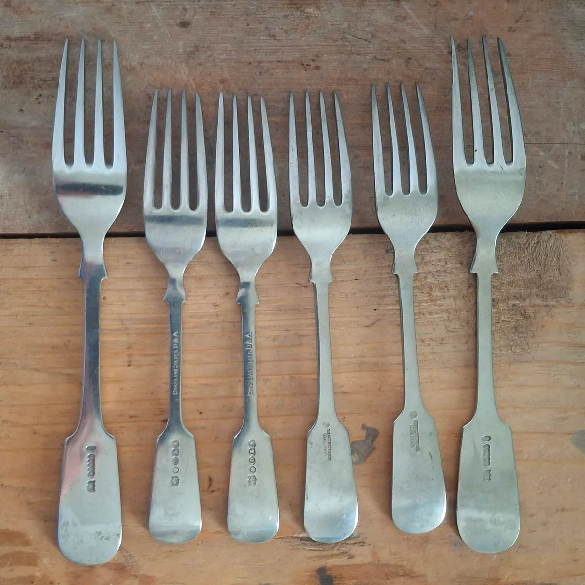 Antique Fiddle Forks - Image 1