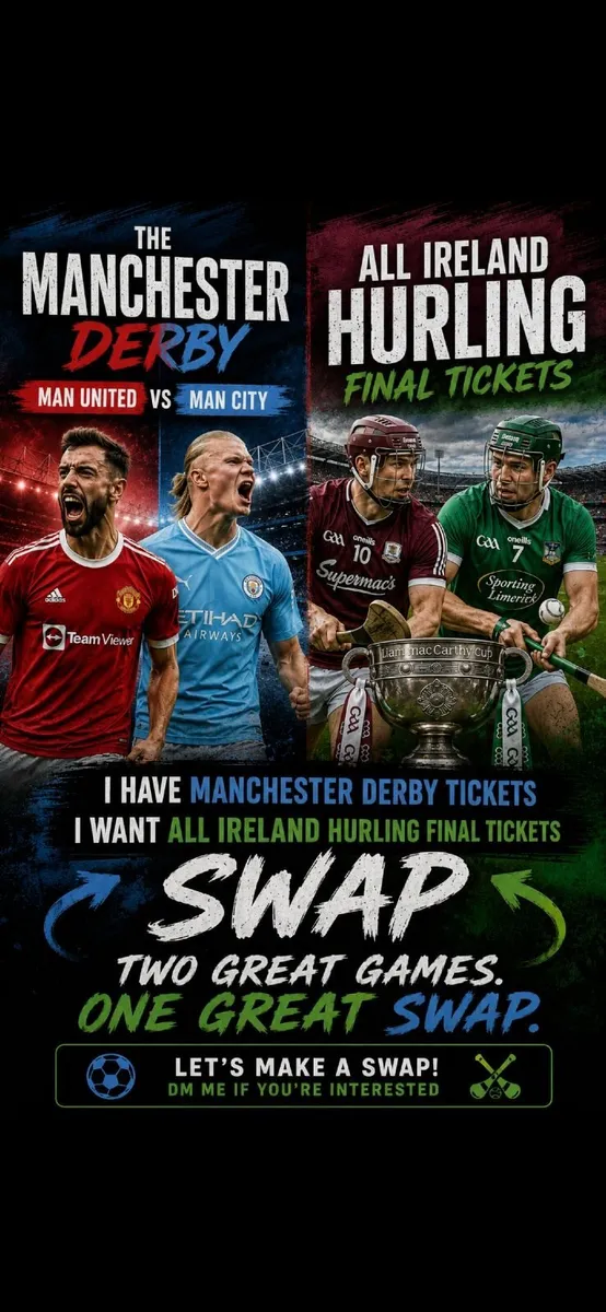 All Ireland Hurling / Manchester Derby