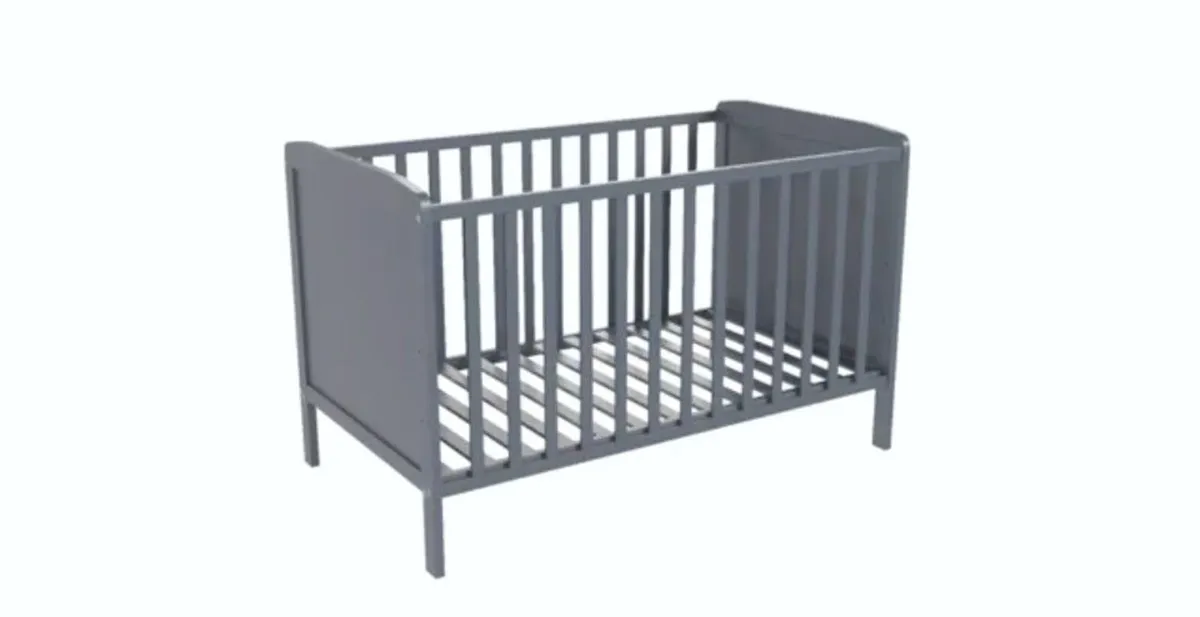 Baby Cot + mattress - Image 1