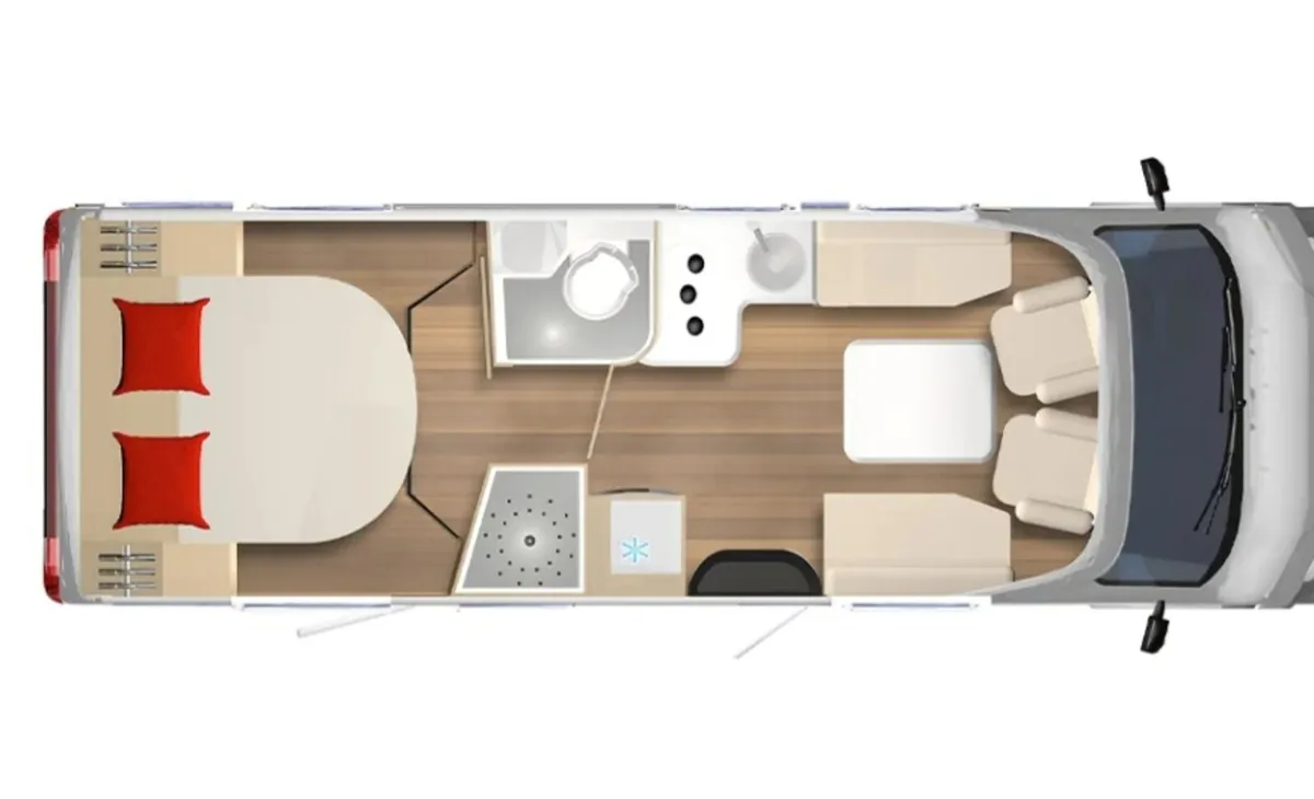 Burstner lyseo time, 4 berth, island bed - Image 2