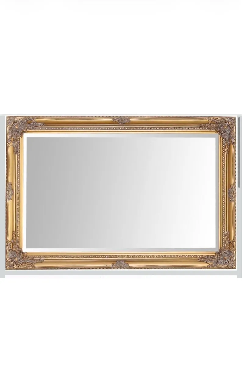 Vintage gold mirror (unused) - Image 1