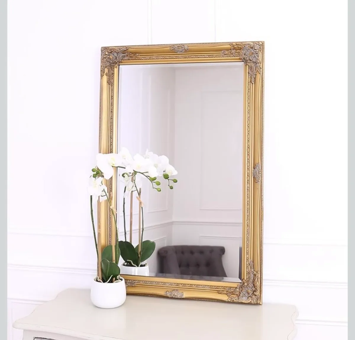 Vintage gold mirror (unused) - Image 3