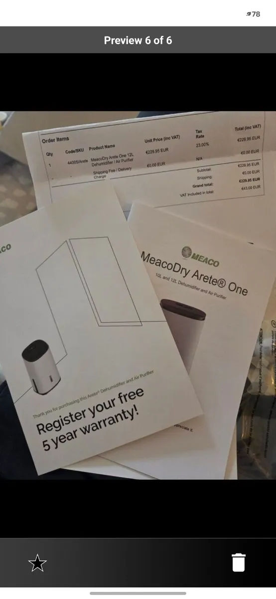 MeacoDry Arete One 12L Dehumidifier + Air Purifier - Image 4