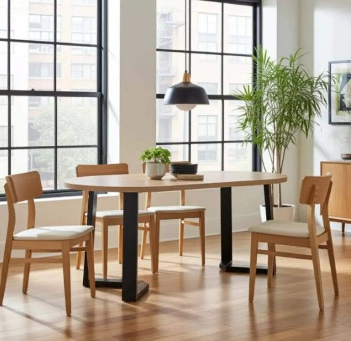 FLEXI 170 Extendable Round Dining Table Laminated - Image 2